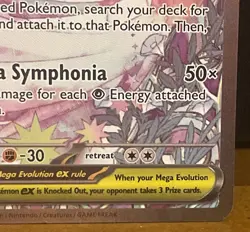 Mega Gardevoir EX 178/132 Mega Evolution Special Illustration Rare Pokemon Card - Image 4