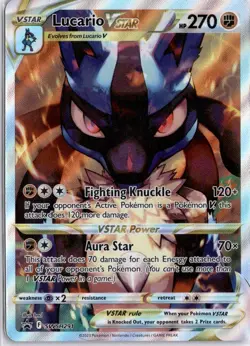 Lucario VSTAR Promo SWSH: Sword & Shield Promo Cards SWSH291 NM - Image 1
