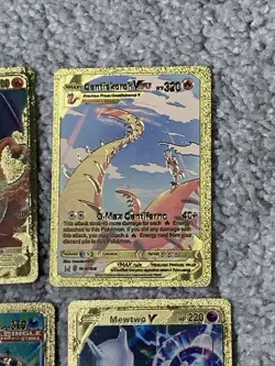 Set of 15 Pokemon Charizard,Mewtwo,Umbreon+Gold Accent Foil Fan Art Cards LP - Image 5
