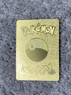 Pokemon Mewtwo GX HP300 Recover - Psywave Slash Gold Foil Fan Art Card - Image 3