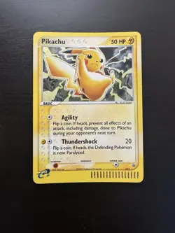 Pikachu 012 Holo EX Series Collector’s Tin Black Star Promo Pokemon Card MP - Image 1