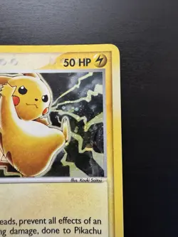 Pikachu 012 Holo EX Series Collector’s Tin Black Star Promo Pokemon Card MP - Image 3