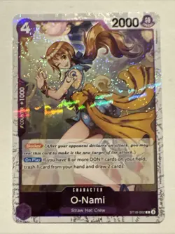 ONE PIECE 28 CARD LOT SPARKLE & SUPER RARE NAMI LUFFY ZORO LAW SANJI BUGGY UTA - Image 2