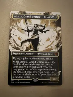 MTG - Atraxa, Grand Unifier Borderless Ichor - Phyrexia: All Will Be One - NM - Image 1