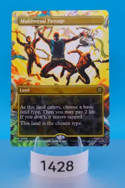 MTG Multiversal Passage (Borderless) Marvel's Spider-Man Regular #206 - Image 1