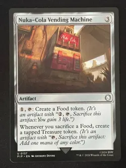 1x MTG Nuka-Cola Vending Machine - Universes Beyond: Fallout (PIP) #137 - Magic - Image 1