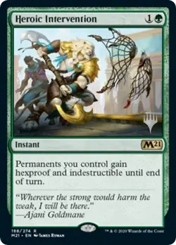 Heroic Intervention - Core Set 2021 (M21) NM Never Played - Image 1