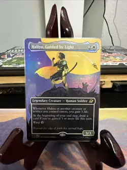 Haliya, Guided by Light (Borderless) Edge of Eternities Foil - Image 1