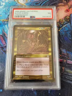 MTG Magic Sliver Queen 1998 Stronghold PSA NM 7 Reserve List English - Image 1