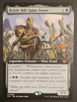 Magic The Gathering Bristly Bill, Spine Sower Extended Art - Image 1