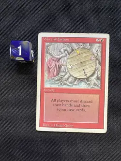 Wheel of Fortune - Revised Edition - Reserved List - Vintage MTG - MP - 1994 - Image 1