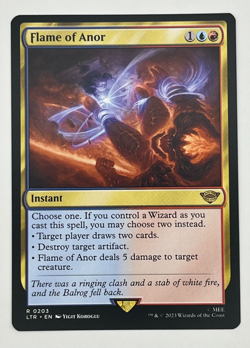 MTG Flame of Anor LTR #203 Lord of the Rings Magic Tales of Middle-Earth LOTR - Image 1