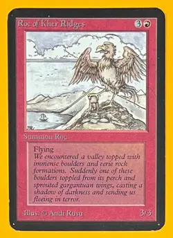 MTG ROC OF KHER RIDGES Alpha (OldManMTG 012-009) - Image 1