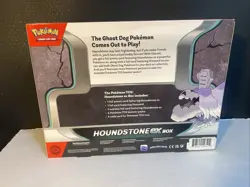 Pokemon TCG: Houndstone ex Box Jumbo Promo + 4 Booster Packs New - Image 2