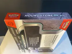 Pokemon TCG: Houndstone ex Box Jumbo Promo + 4 Booster Packs New - Image 4