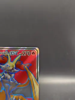 Pokemon TCG Charizard & Braixen GX 212/236 Tag Team Cosmic Eclipse Full Art NM - Image 3