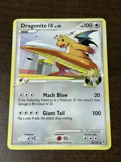 Dragonite FB 56/147 - Pokemon TCG - 2009 Pokemon Supreme Victors - Image 3