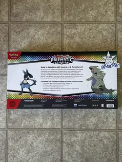 Pokemon S&V Prismatic Evolutions Lucario Ex & Tyranitar Ex Premium Collections - Image 2