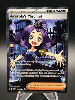 Pokemon TCG Acerola’s Mischief 165/132 Ultra Rare English Mega Evolution Mint+ - Image 1