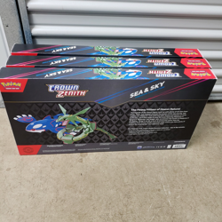 Pokemon TCG Crown Zenith Sea and Sky Premium Collection Box Set Lot of 3 - Image 5