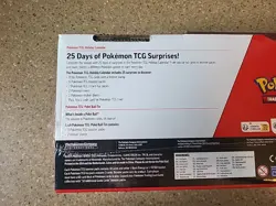 Pokemon TCG 2025 Holiday Advent Calendar New Sealed 2 Pack Costco - Image 4