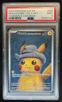 2023-25 Pokemon SV Black Star Promos SVP EN Pikachu #085 PSA 9 - Image 1