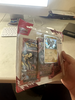 Pokemon TCG Destined Rivals Zebstrika 3-Pack Blister SV10 3 Pack New - LOT OF 2 - Image 3