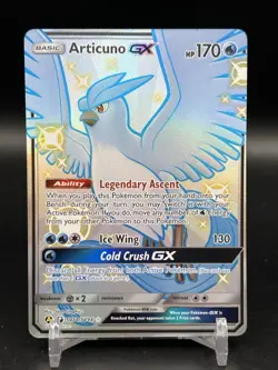 Pokemon TCG Articuno GX SV54/SV94 Hidden Fates: Shiny Vault Full Art Holo NM - Image 1