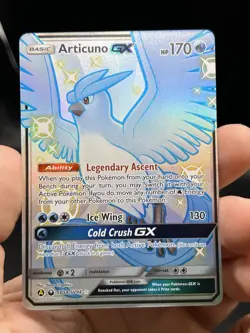 Pokemon TCG Articuno GX SV54/SV94 Hidden Fates: Shiny Vault Full Art Holo NM - Image 3