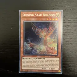 BLTR-EN002 Shining Star Dragon : Secret Rare Card : 1st Edition YuGiOh TCG - Image 1