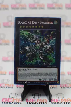 Yugioh DoomZ XII End - Drastrius DOOD-EN045 Secret Rare 1st Edition NM - Image 1
