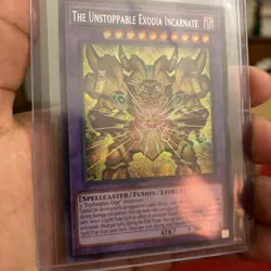 YUGIOH THE UNSTOPPABLE EXODIA INCARNATE ASIA ENGLISH INFO-AE033 SECRET RARE - Image 1