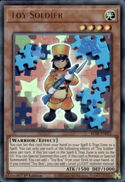 x3 Toy Soldier - BLTR-EN021 - Ultra Rare - 1st Edition Yu-Gi-Oh! M/NM - Image 1
