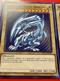 3x Blue-Eyes White Dragon | SDK Art | LDK2-ENK01 | NM | Common | Yu-Gi-Oh! - Image 4