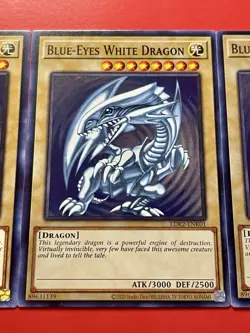 3x Blue-Eyes White Dragon | SDK Art | LDK2-ENK01 | NM | Common | Yu-Gi-Oh! - Image 5