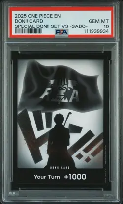 PSA 10 Gem Mint Luffy Luffy Ace Sabo V1 Special Don!! One Piece Promo Cards 2025 - Image 5