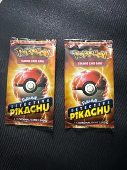 2 packs of Pokemon Detective Pikachu Movie 2019 Promo 2 Card Pack SM190 Sealed - Image 1