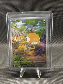 Pokemon TCG Scraggy 138/086 2025 White Flare Illustration Rare Card - NM/MINT - Image 1