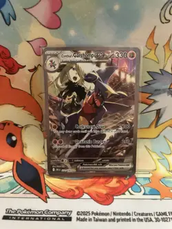 Pokemon TCG Cynthia's Garchomp EX Holo Card 232/182 Sv10: Destined Rivals - Image 1