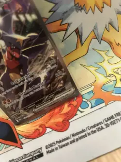 Pokemon TCG Cynthia's Garchomp EX Holo Card 232/182 Sv10: Destined Rivals - Image 5