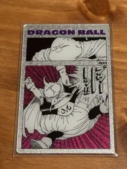Dragon Ball Majin Buu Metallic Acrylic Trading Card Collection Random - Image 1