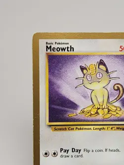Pokemon Meowth Fruit Roll Up Gold Border Promo Card 56/64 Excellent Condition - Image 4