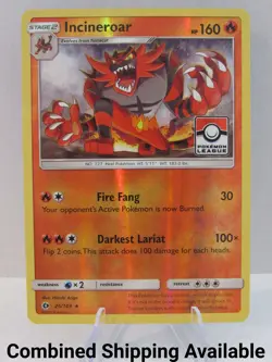 Incineroar - 26/149 (Pokemon League) 026/149 League & Championship Cards NM 8052 - Image 1