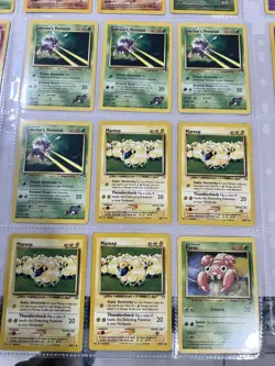Pokemon Cards Base Set Lot In Binder Pages Nintendo WOTC 1999 Vintage Charzard - Image 4