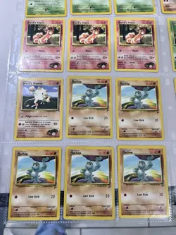 Pokemon Cards Base Set Lot In Binder Pages Nintendo WOTC 1999 Vintage Charzard - Image 5
