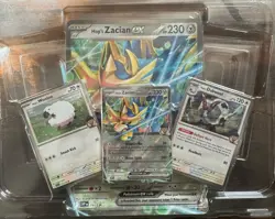 Hop's Zacian Ex Box Promo Cards (Zacian ex SVP EN 193) Pokemon Journey Together - Image 1
