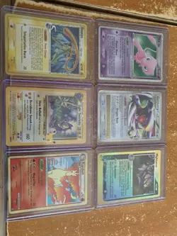 Pokemon Trading Card Collection Set of 6 Holo Cards - Image 1