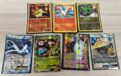 Pokemon 7 Cards Mix Bundle In Sleeves - Image 1