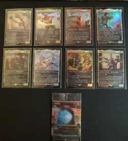 Magic Secret Lair Drop Series X Street Fighter. 8 Cards Plus Sealed Bonus Card - Image 2