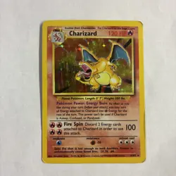 Charizard 4/102 Base Set Holo Rare Card LP Pokemon TCG - Image 1